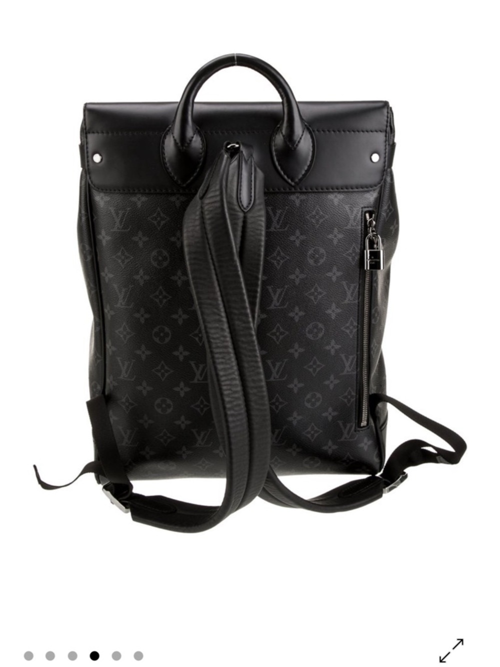 Louis Vuitton Black Monogram Top-Handle Backpack - Picture 4 of 5